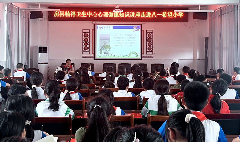 心理健康知識講座走進八一希望小學
