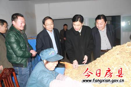 鐘芝清來我縣調研人才工作