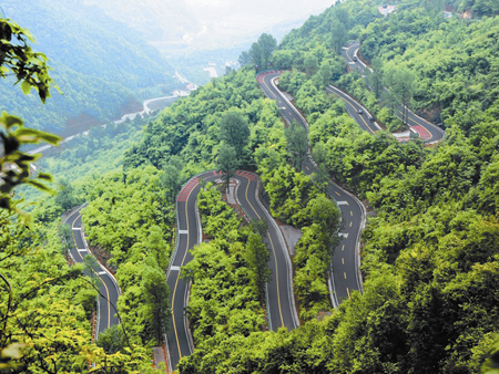 美麗的十回首,房縣騎行愛好者的天堂