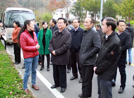 省政協(xié)主席楊松來我縣調(diào)研經(jīng)濟社會發(fā)展情況