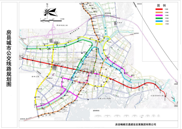 關于開通房縣城區(qū)公交線路運營的公告
