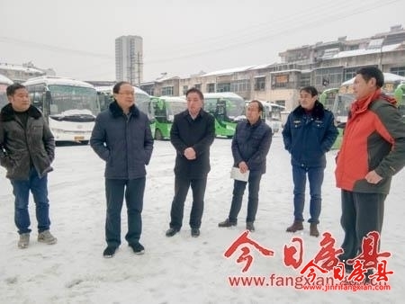 蔡賢忠檢查雨雪冰凍天氣防范應(yīng)對工作