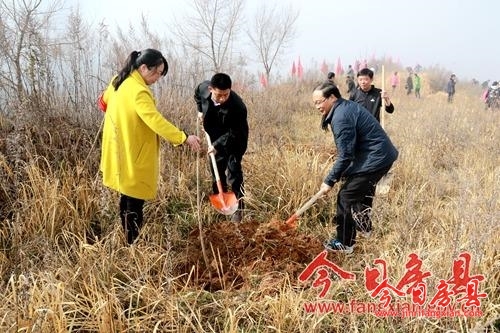 我縣開展義務植樹活動 掀起春季植樹造林熱潮