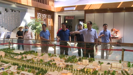 河北省館陶縣考察團來我縣參觀考察鄉村旅游