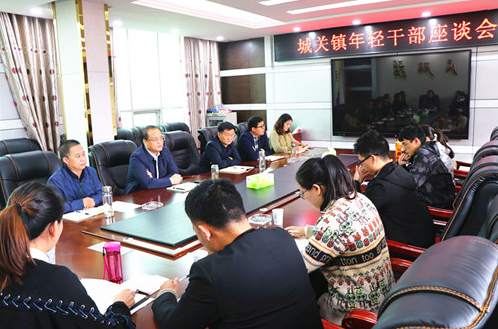 城關鎮：召開年輕干部座談會