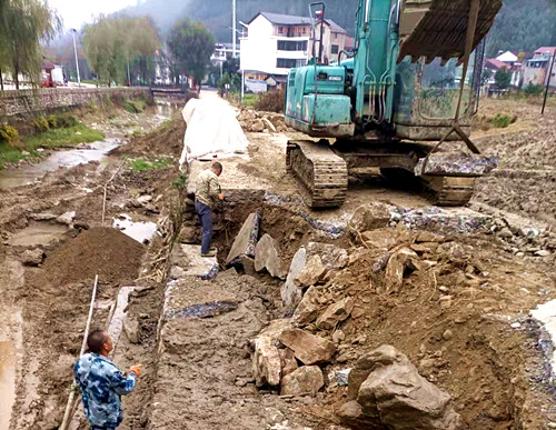 窯淮鎮加速推進水毀修復工程