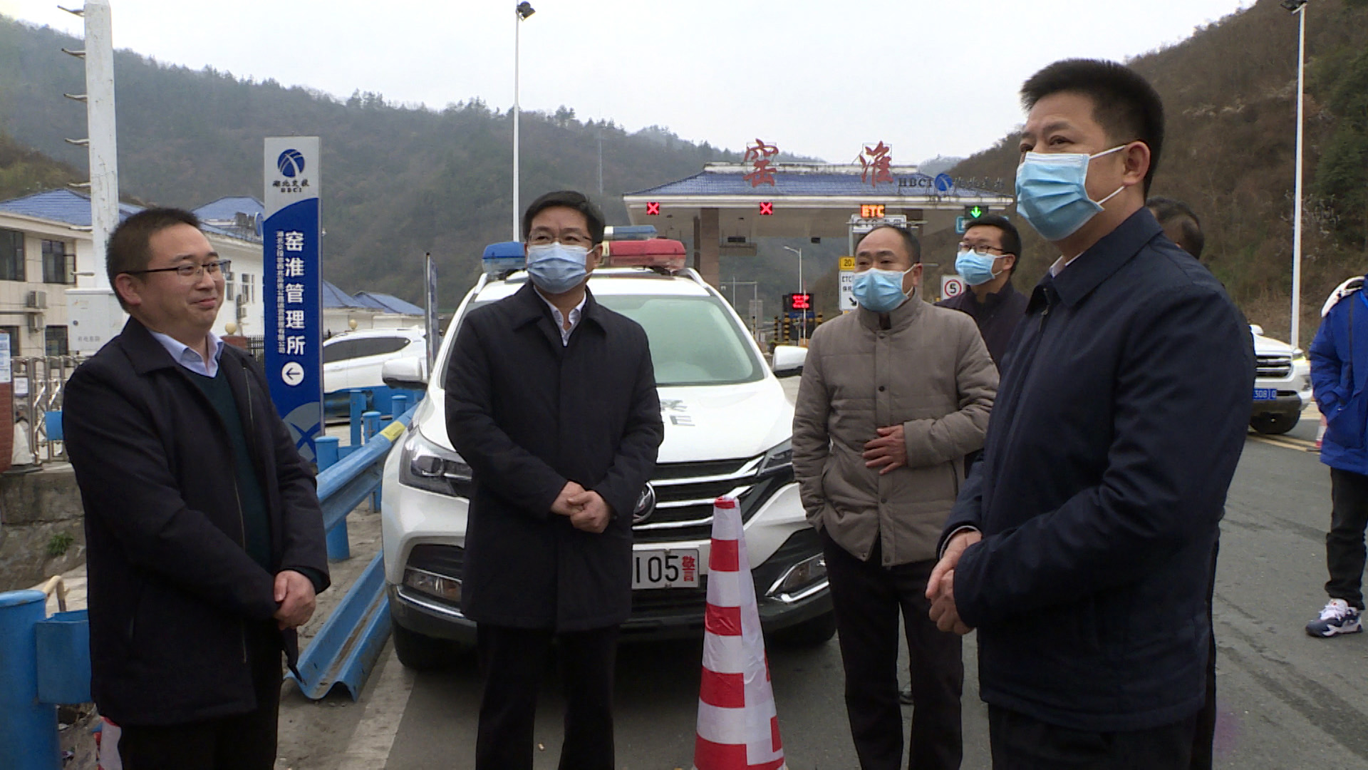 紀(jì)道清謝曉鳴督導(dǎo)檢查疫情防控工作