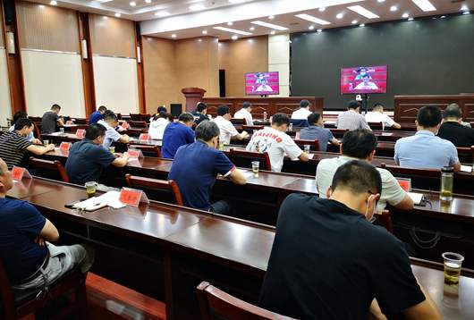我縣收聽收看全省安委會第二次全會暨安全生產(chǎn)專項整治三年行動推進電視電話會