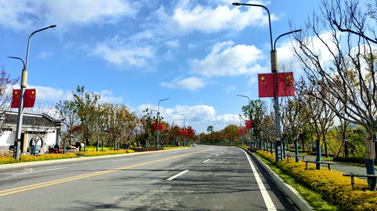 吉甫路綠化改造提升城市“顏值”