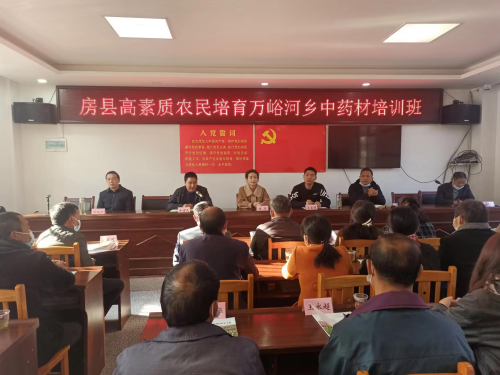 萬峪河鄉(xiāng)開展高素質(zhì)農(nóng)民中藥材培訓(xùn)班