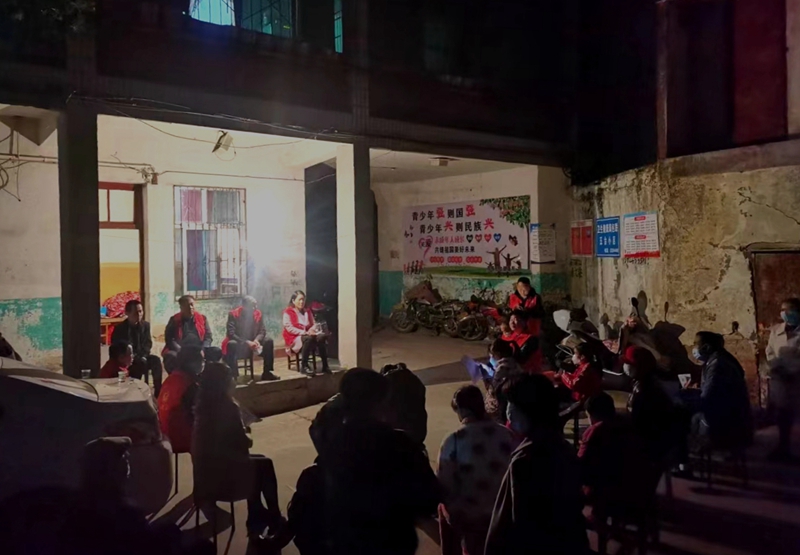 縣農(nóng)機服務(wù)中心：“戶院會”讓黨的二十大精神走進(jìn)包聯(lián)小區(qū)