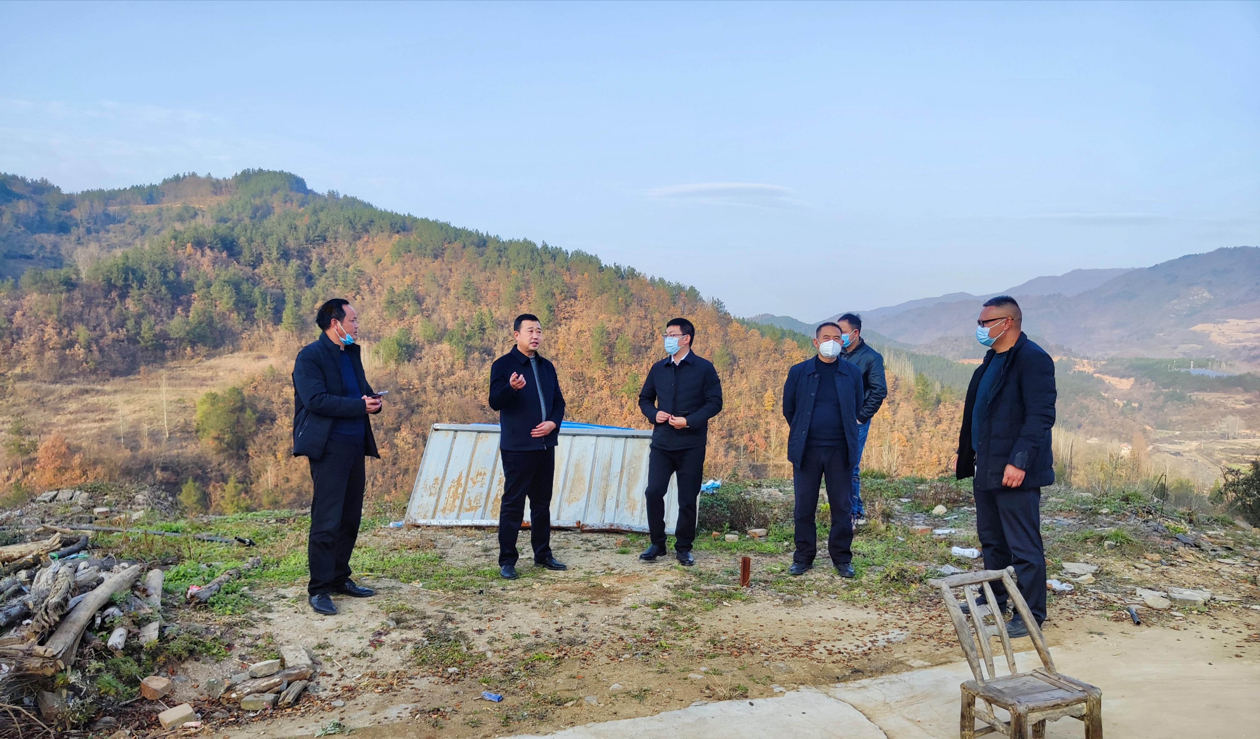 林云國到白鶴鎮調研產業發展工作