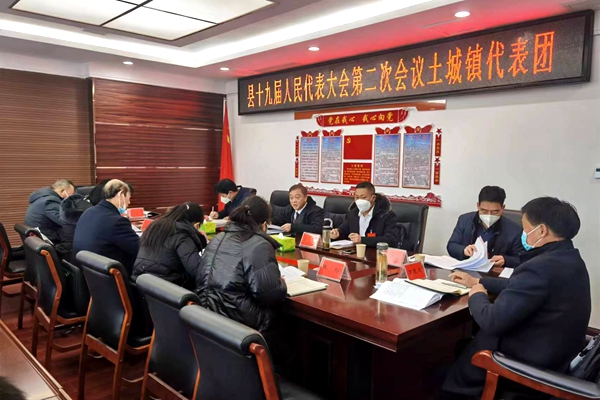 高明哲參加土城代表團討論