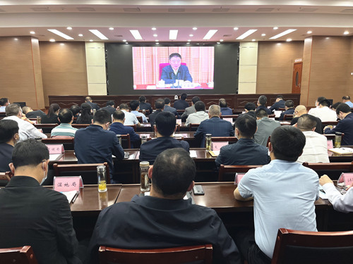 房縣收聽收看全省黨員干部下基層、察民情、解民憂、暖民心實踐活動動員部署會