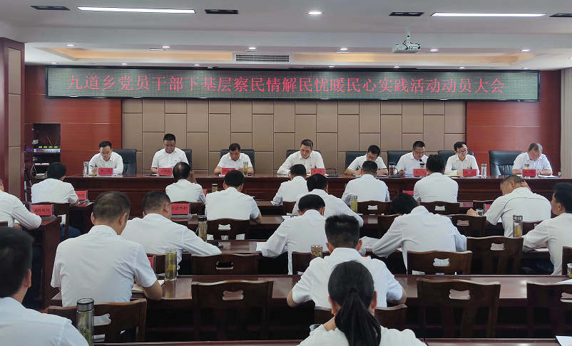 九道鄉(xiāng)召開黨員干部下基層察民情解民憂暖民心實(shí)踐活動(dòng)動(dòng)員部署會(huì)