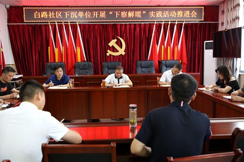 高明哲到白路社區(qū)開展下基層察民情解民憂暖民心實踐活動