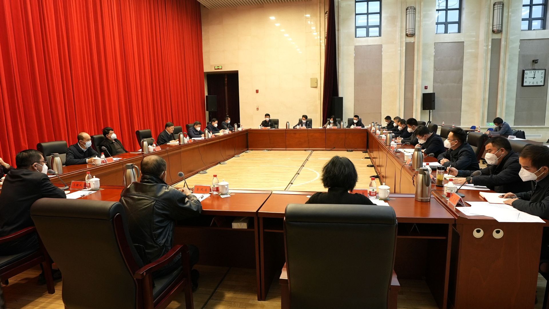 紀(jì)道清到北京前往國家保密局水利部房山區(qū)南水北調(diào)集團(tuán)拜訪對接工作