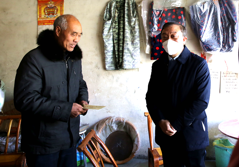 高明哲開展新春走訪慰問(wèn)