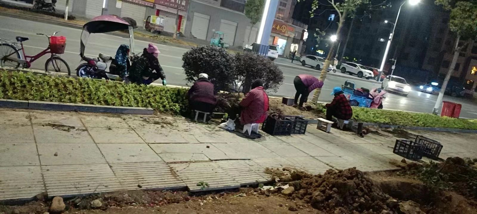 【能力作風(fēng)建設(shè)在行動(dòng)】能力作風(fēng)建設(shè)在行動(dòng)：縣住建局星夜鏖戰(zhàn)拉滿(mǎn)綠化建設(shè)“進(jìn)度條”