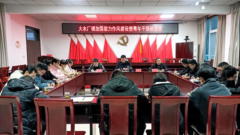 大木廠鎮(zhèn)召開加強(qiáng)能力作風(fēng)建設(shè)暨青年干部座談會(huì)