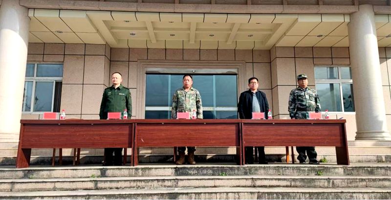 九道鄉(xiāng)舉行基干民兵整組點驗大會