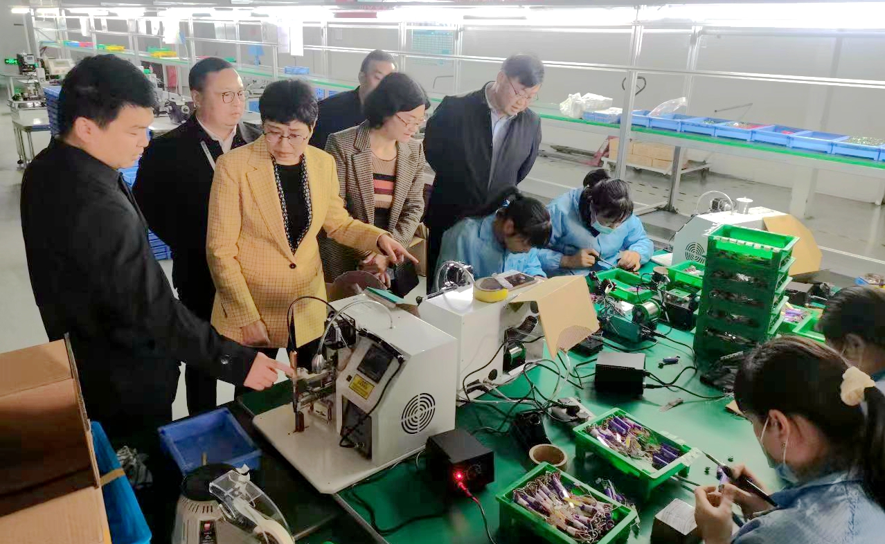 市政協(xié)副主席朱云慧一行來房縣調(diào)研新型電池產(chǎn)業(yè)