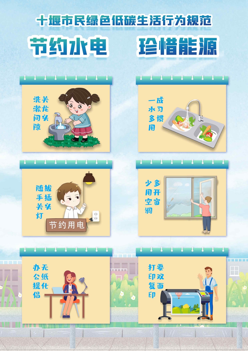 《十堰市民綠色低碳生活行為規(guī)范》解讀④：節(jié)約水電，珍惜能源