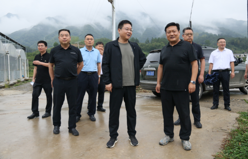 謝曉鳴到門古寺鎮(zhèn)檢查指導(dǎo)防汛工作