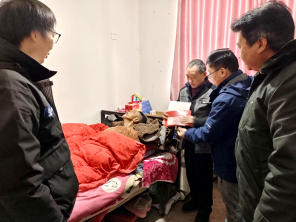 窯淮鎮(zhèn)西溝村：開展走訪慰問抗美援朝老兵“暖冬行動”活動