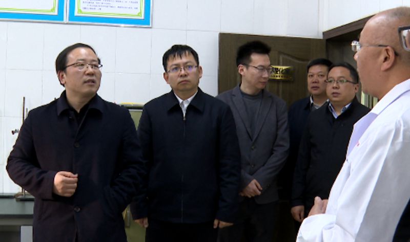 市公共檢驗檢測中心來我縣開展調研工作